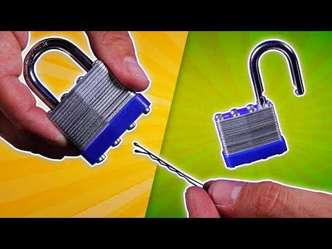 Cómo abrir un candado Master sin la llave