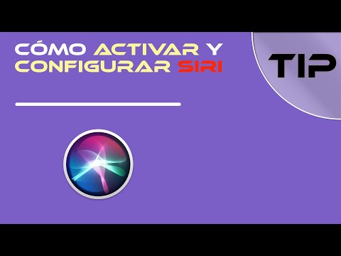 Cómo activar Siri