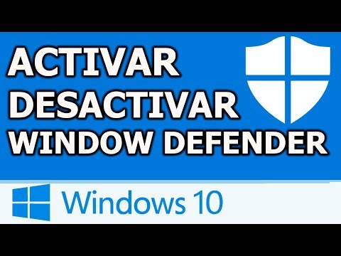 Cómo activar Windows Defender