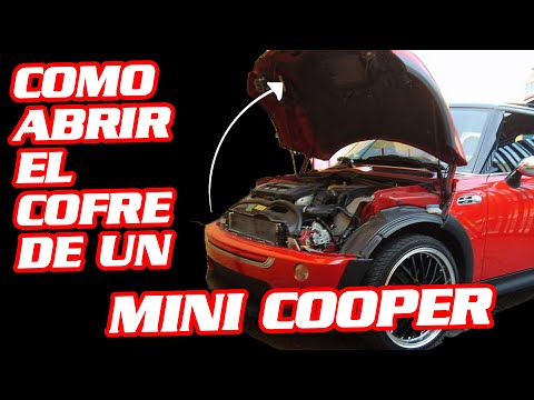 Cómo abrir el capó de un Mini Cooper