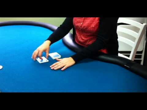 Cómo barajar y repartir las cartas en póquer "Texas Hold%27em"