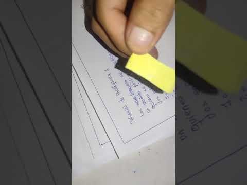 Cómo borrar tinta de un papel