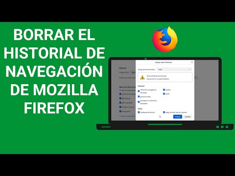 Cómo borrar el historial del navegador en Firefox