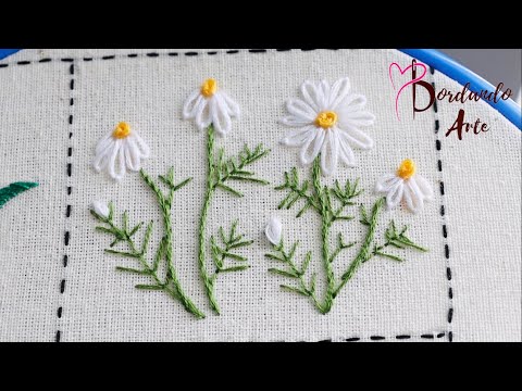 Cómo bordar flores